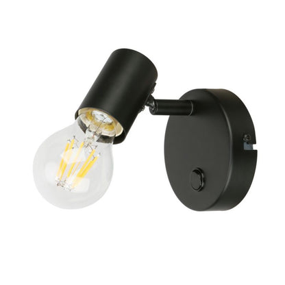 Spot Ghlin 1-punkt E27 Sort Mat 10 cm