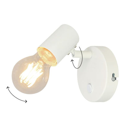 Spot Ghlin 1-punkt E27 Hvid Mat