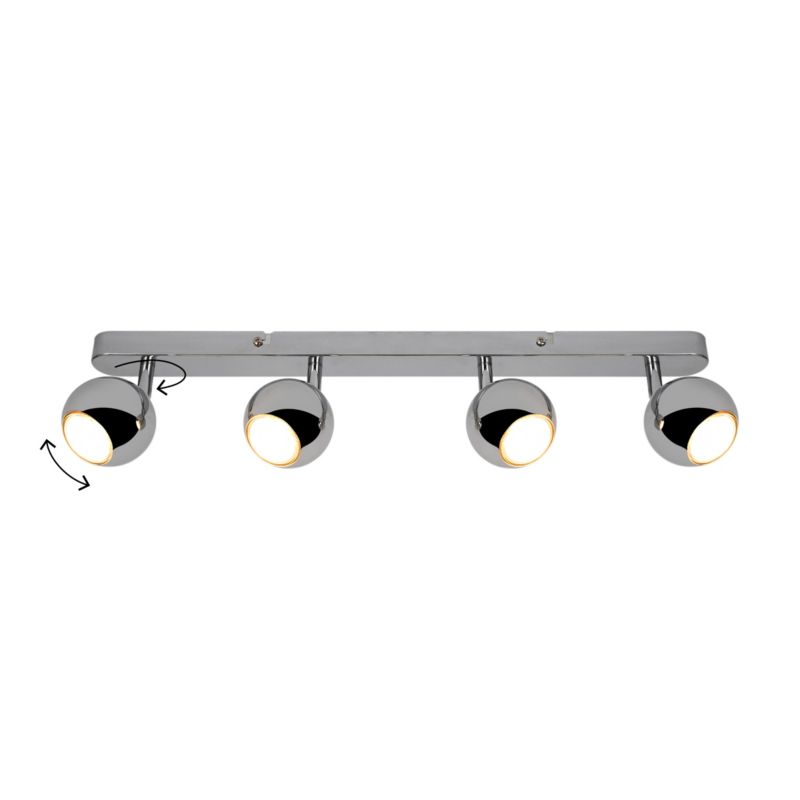 Spot Roccheta 4 x GU10 Krom 55 cm