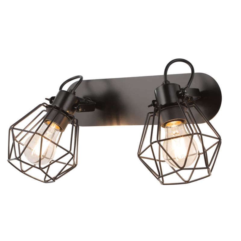 Spot Smertrio 2-punktowy E27 Sort Mat