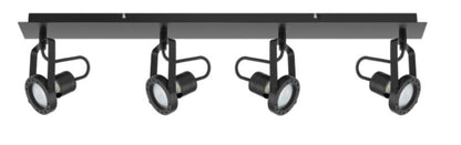 Spotlist Chaman 4-punkts GU10 Sort Mat 68 cm