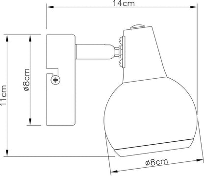 Spot Loris 1 x E14 Sort