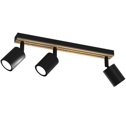 Spot Luminex Terra 3 x GU10 Sort