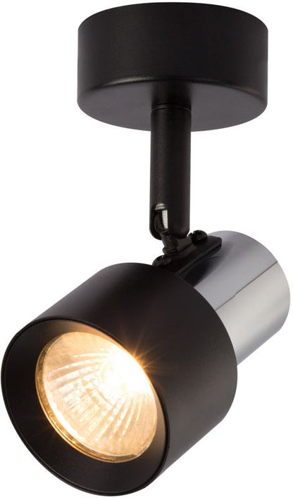 Spot Milagro Cino 1 x GU10 Sort/Krom