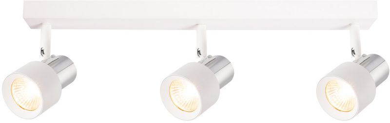 Spot Milagro Cino 3 x GU10 Hvid/Krom