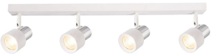 Spot Milagro Cino 4 x GU10 Hvid/Krom