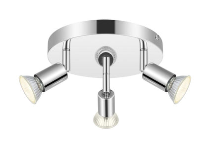 Spot Loft 3-Punkts GU10 Krom 200 mm