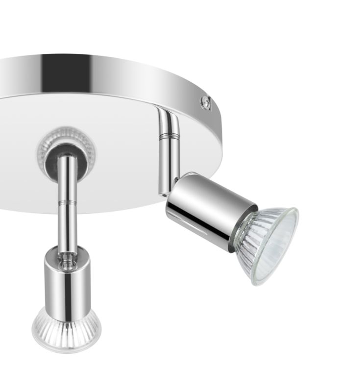 Spot Loft 3-Punkts GU10 Krom 200 mm