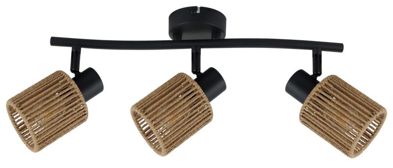 Spot Reality Arila 3xE14 60 cm Brun Mat