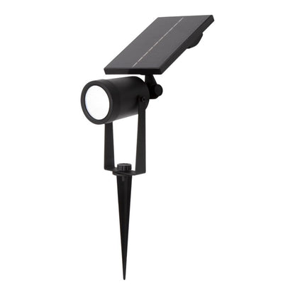 Spot solarny wbijany GoodHome Adjuma 300 lm 5000 K czarny