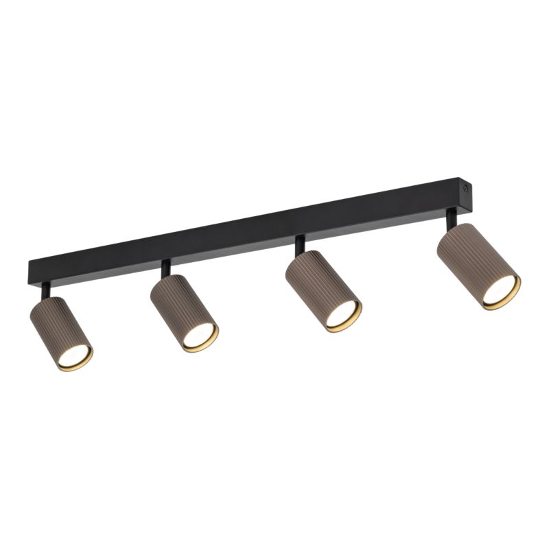 Spotliste Tune 4xGU10 88 cm Brun