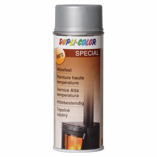 Dupli Color varmebestandig spray sølv 800°C 400 ml