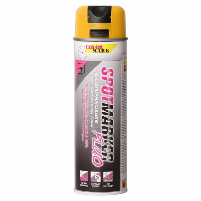 Dupli Color Spotmark 360°C spraymaling neon gul 0,5 l