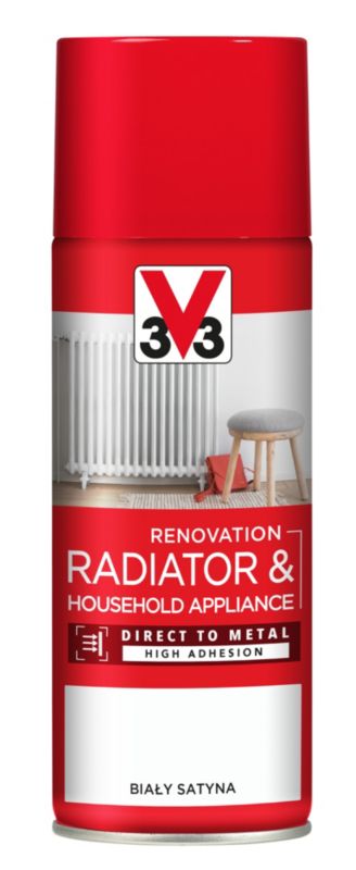 V33 AGD spray hvid satin 0,4 l