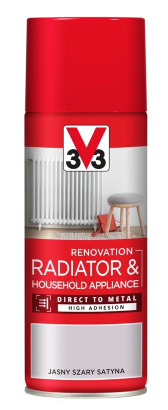 V33 AGD spray lys grå satin 0,4 l