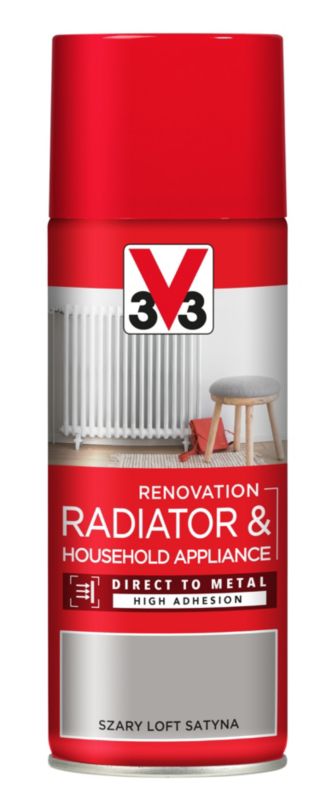 V33 AGD spray grå loft satin 0,4 l