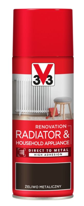 V33 AGD spray støbejern metalisk 0,4 l