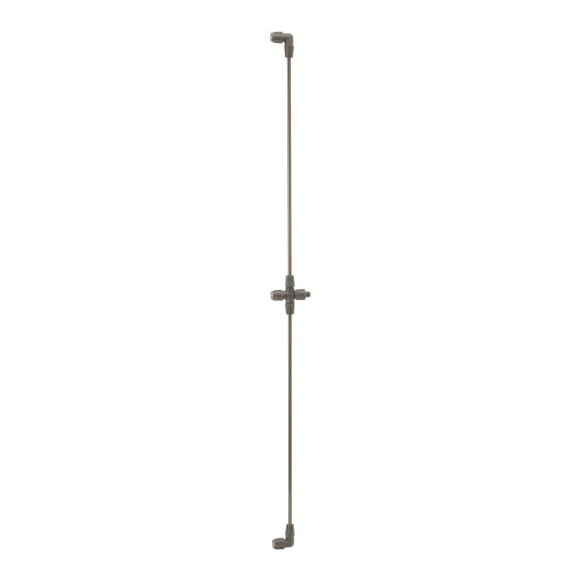 Sprøjtebom 3 Dyser 100 cm Sort