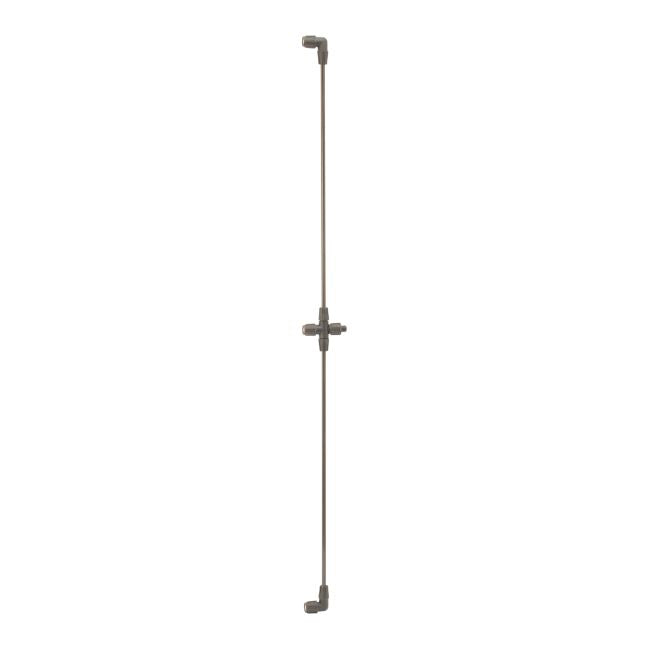 Sprøjtebom 3 Dyser 100 cm Sort