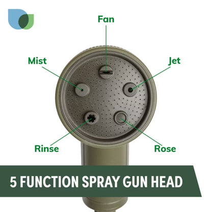 Sprøjtepistol 5 Funktioner Grøn