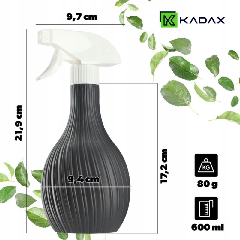 KADAX Sprøjteflaske til planter, blomstersprayer 0,6 l, 1 stk.