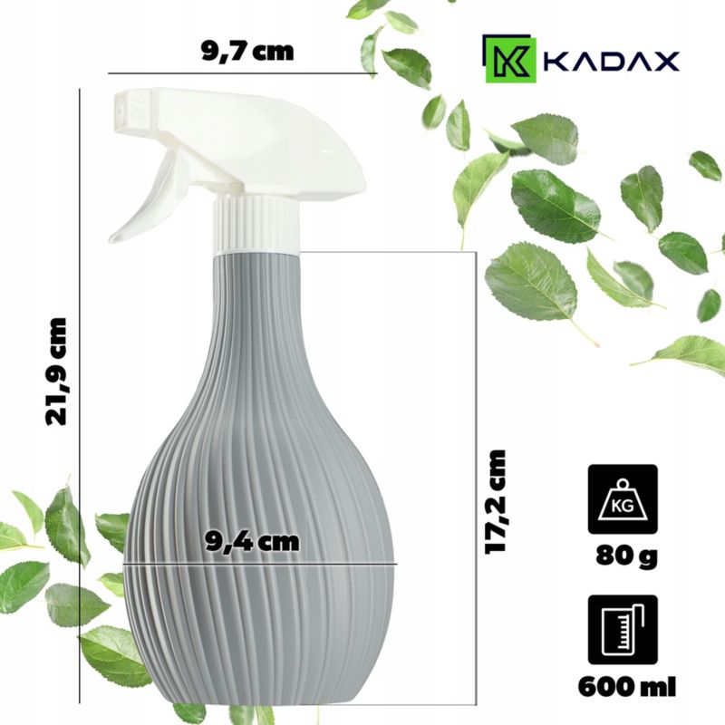 KADAX Sprøjteflaske til planter, blomstersprayer 0,6 l, 1 stk.