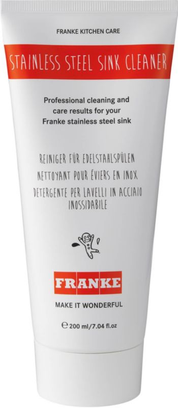 Plejemiddel til Franke stålvask