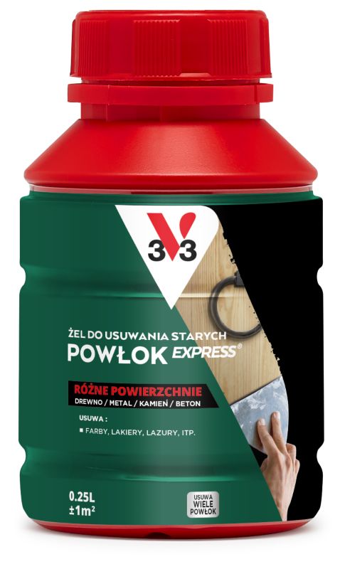 V33 universelt middel til fjernelse af gamle malinglag 0,25 l