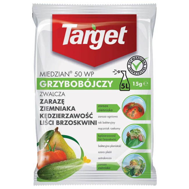 Plantebeskyttelsesmiddel Target Miedzian 50 WP 15 g