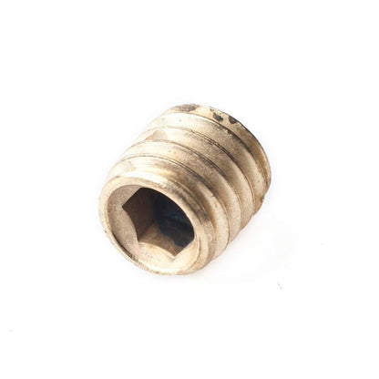 Metalbud unbrakonøgleskrue til dørhåndtag 6 x 6 mm sæt i messing