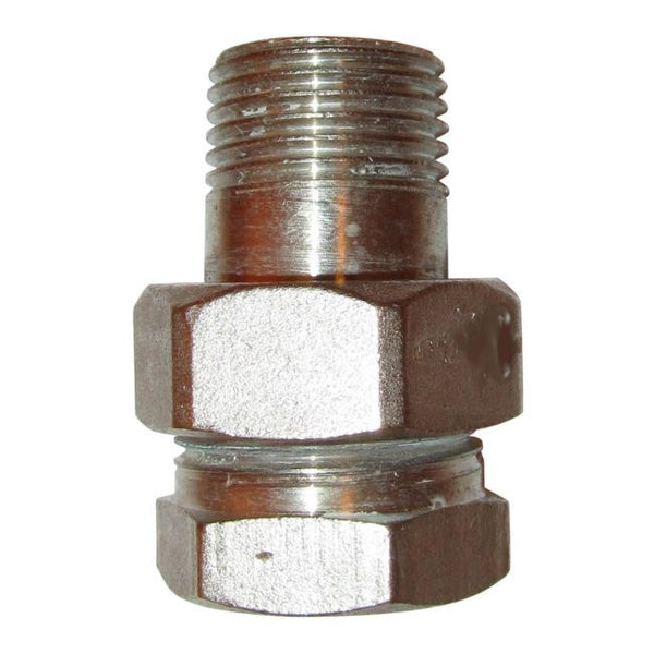 Nikkel gevindmuffe 1/2" konisk