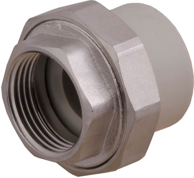 PP-R skruefitting med indvendigt gevind 20 mm x 1/2" fra Idmar Group