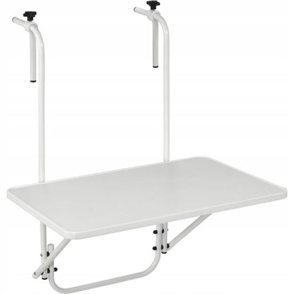KADAX balkonbord foldbart hængende metal hvid