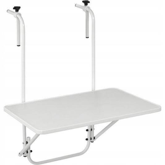 KADAX balkonbord foldbart hængende metal hvid