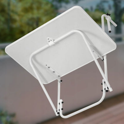 KADAX balkonbord foldbart hængende metal hvid