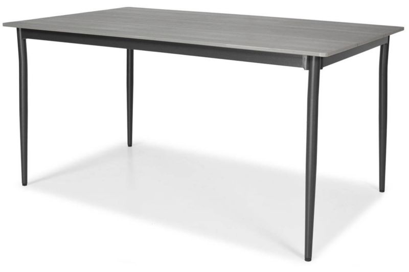 Bettso Bosano stort havebord 150 cm i sort aluminium, 1 stk.