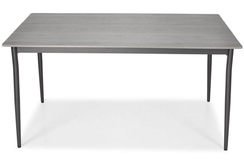 Bettso Bosano stort havebord 150 cm i sort aluminium, 1 stk.