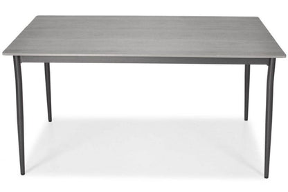 Bettso Bosano stort havebord 150 cm i sort aluminium, 1 stk.