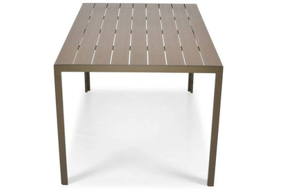 Bettso Modena havebord 150 cm med aluminiumsramme i brun, 1 stk.