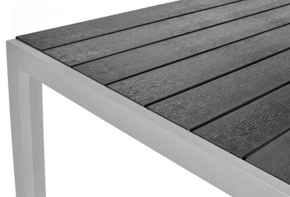 Bettso Modena havebord 150 cm med aluminiumsramme, mat-sort, 1 stk.
