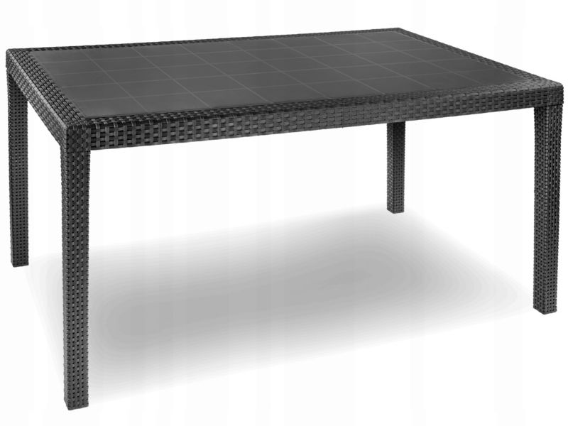 Corciano Prince havebord 148 x 90,5 cm i antracitgrå, 1 stk.