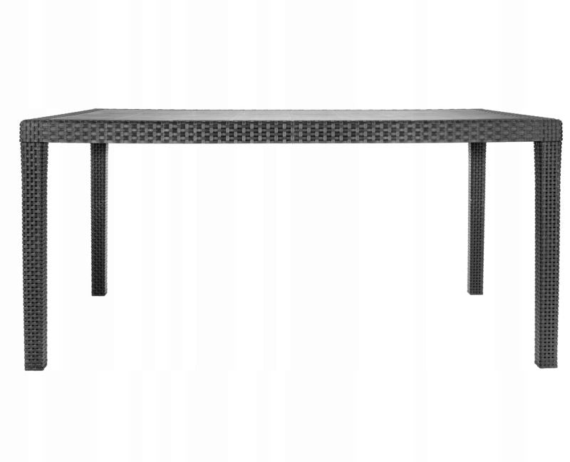 Corciano Prince havebord 148 x 90,5 cm i antracitgrå, 1 stk.