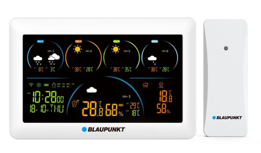 Blaupunkt vejrstation med TUYA-app WS50WH APP, 1 stk.