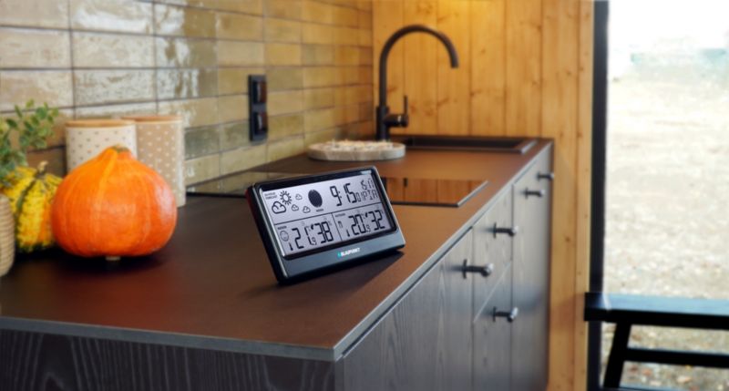 Blaupunkt vejrstation med trådløs udendørs sensor WS20BK, 1 stk.