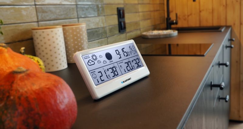 Blaupunkt vejrstation med trådløs udendørs sensor WS20WH, 1 stk.