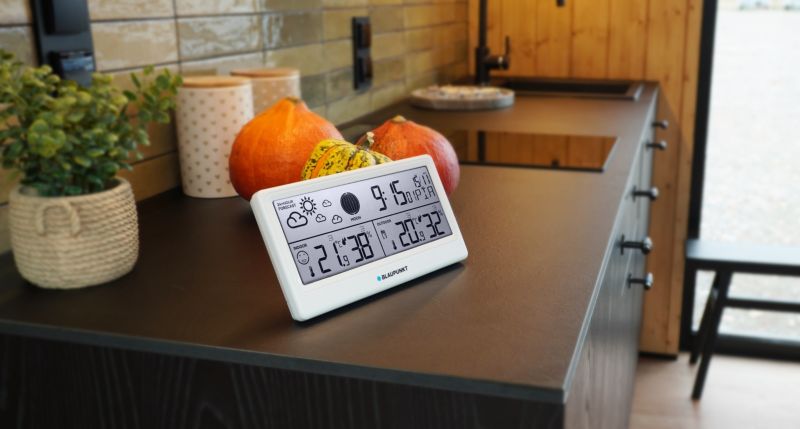 Blaupunkt vejrstation med trådløs udendørs sensor WS20WH, 1 stk.