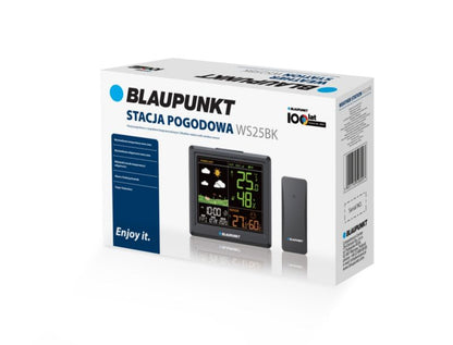 Blaupunkt vejrstation med understøttelse af op til tre sensorer WS25BK, 1 stk.