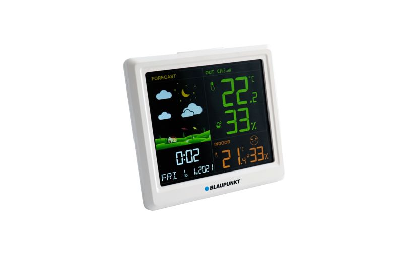 Blaupunkt vejrstation med support til op til tre sensorer WS25WH, 1 stk.