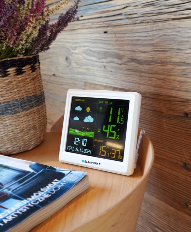 Blaupunkt vejrstation med support til op til tre sensorer WS25WH, 1 stk.