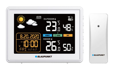 Blaupunkt vejrstation med support til op til tre sensorer WS30WH, 1 stk.